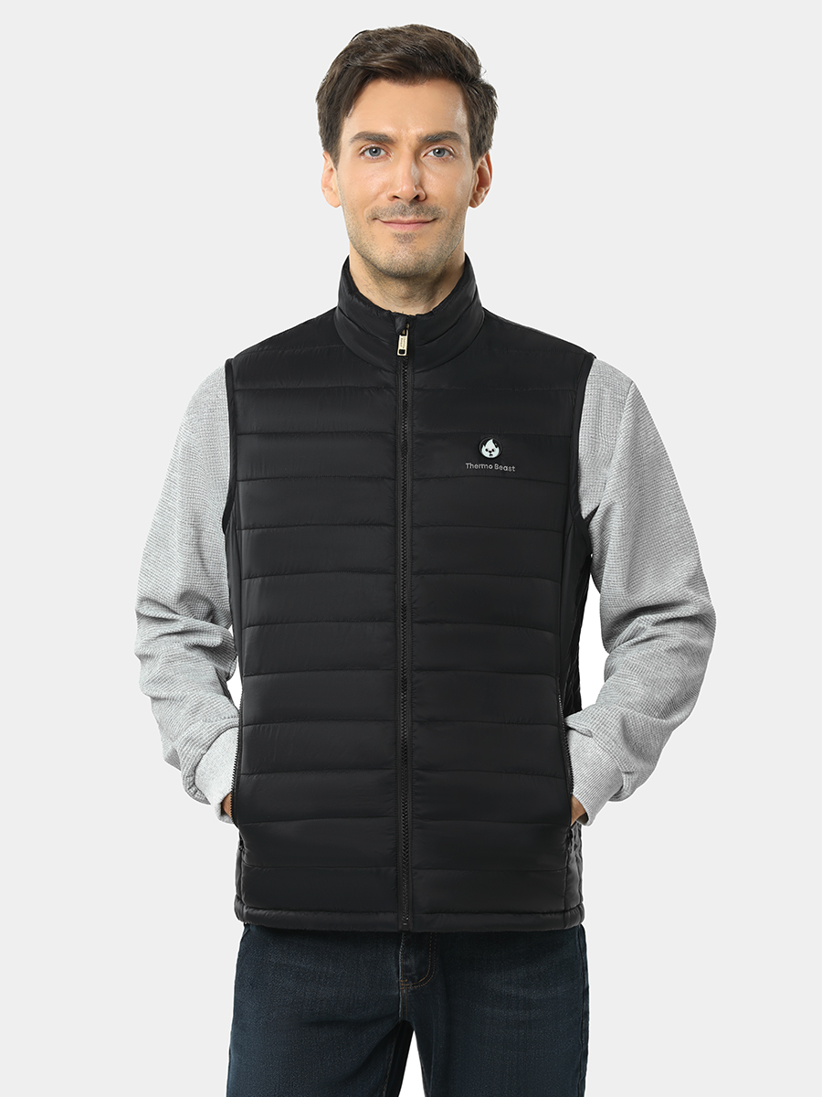 Men's heated vest padded clothing