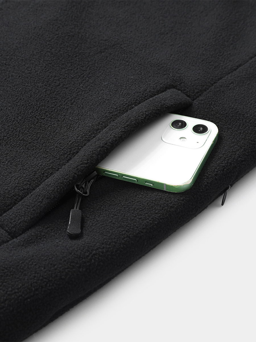 Men's heated vest fleece