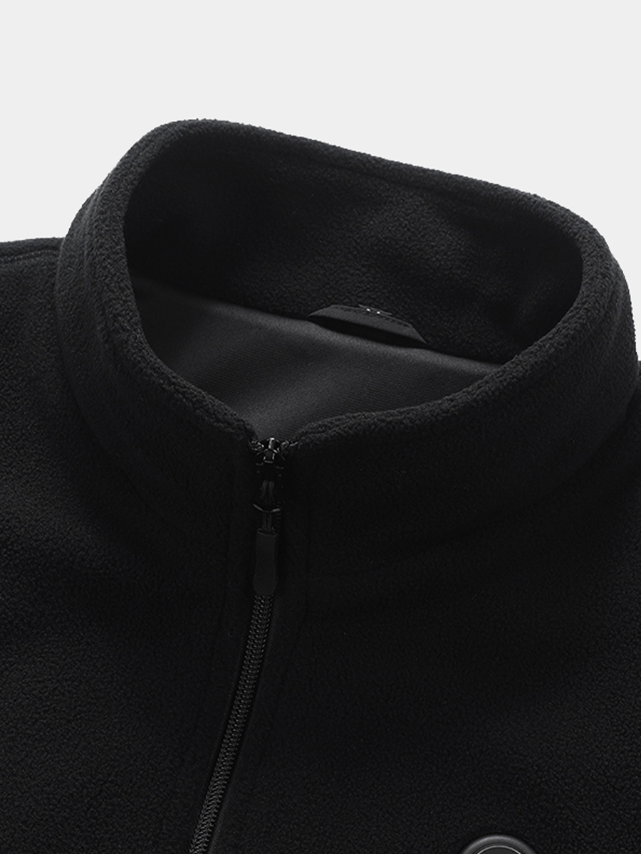 Men's heated vest fleece
