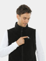 Men's heated vest fleece
