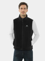 Men's heated vest fleece