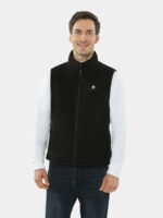 Men's heated vest fleece