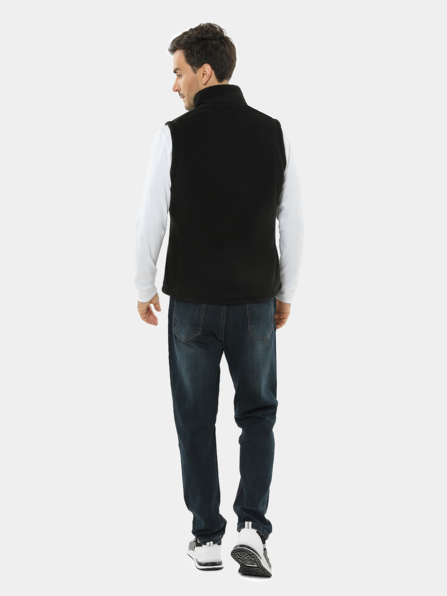 Men's heated vest fleece