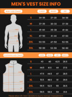 Thermo Beast Heated Vest for Men with Battery Pack Included, Fleece Material, 4-Zone Electric Heating, Great for Winter, Golf
